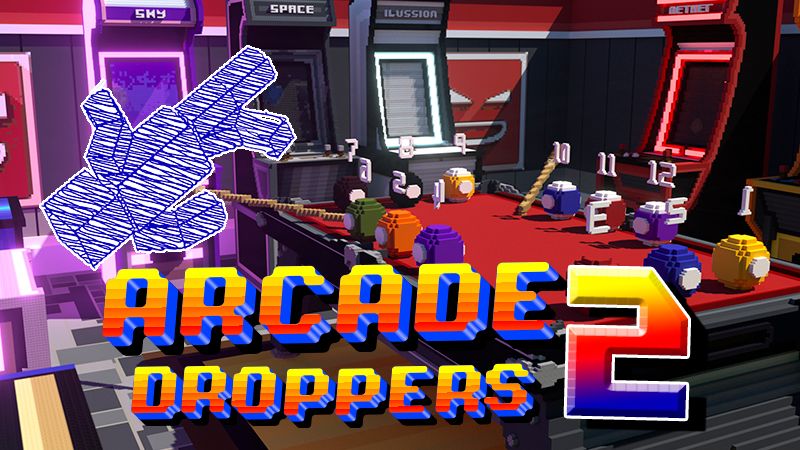 Arcade Droppers 2 on the Minecraft Marketplace by Giggle Block Studios