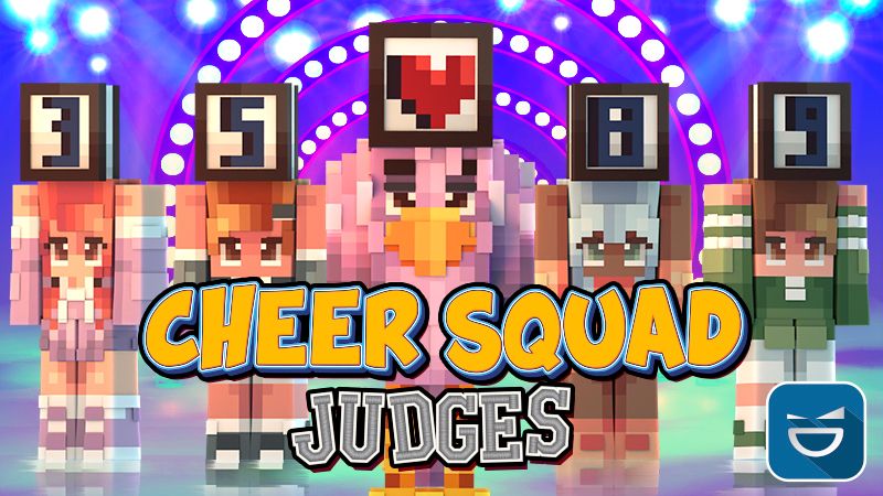 Cheer Squad Judges on the Minecraft Marketplace by Giggle Block Studios