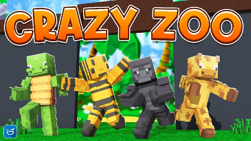 Crazy Zoo on the Minecraft Marketplace by Giggle Block Studios