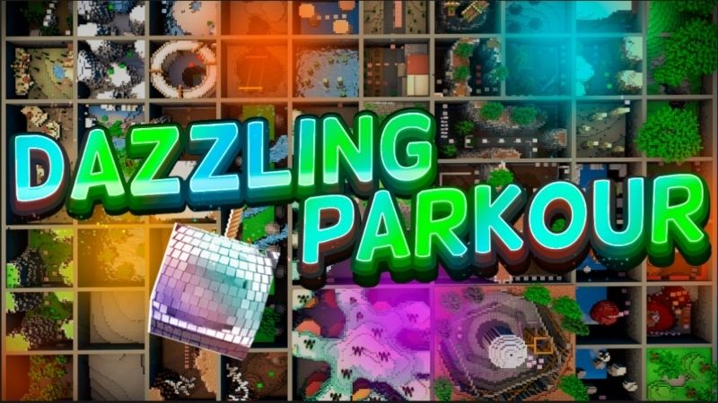 Dazzling Parkour on the Minecraft Marketplace by Giggle Block Studios