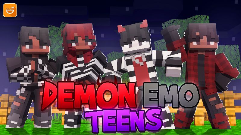 Demon Emo teens on the Minecraft Marketplace by Giggle Block Studios