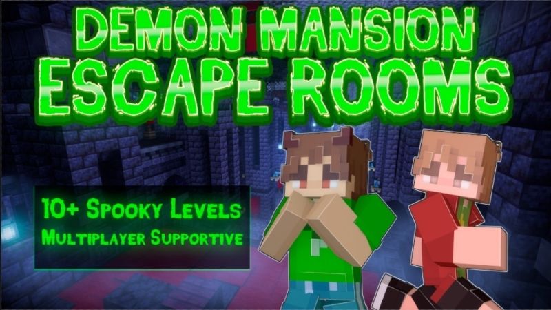 Demon Mansion Escape Rooms on the Minecraft Marketplace by Giggle Block Studios