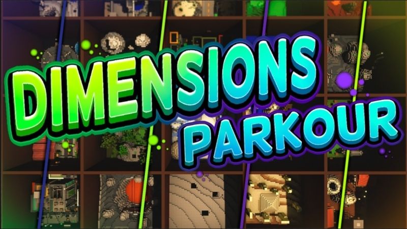 Dimensions Parkour on the Minecraft Marketplace by Giggle Block Studios