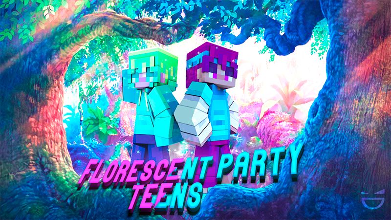 Florescent Party Teens on the Minecraft Marketplace by Giggle Block Studios