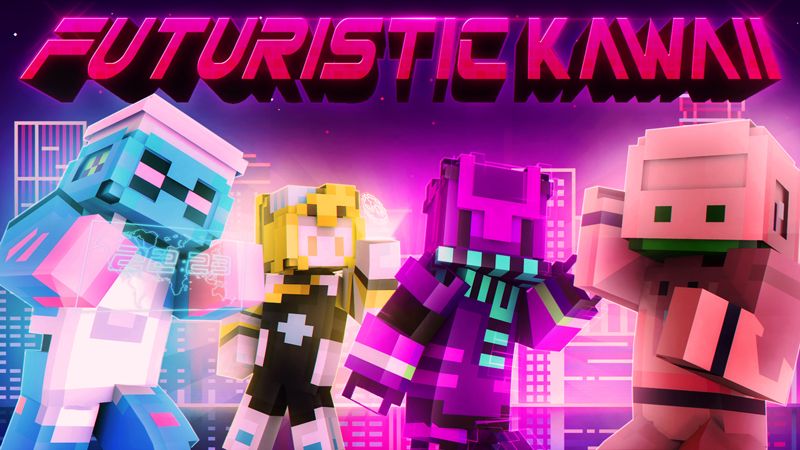 Futuristic Kawaii on the Minecraft Marketplace by Giggle Block Studios