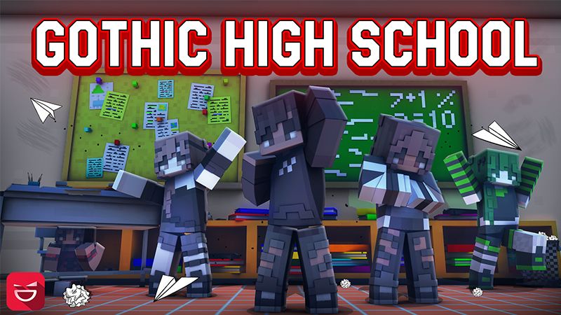 Gothic High School on the Minecraft Marketplace by Giggle Block Studios