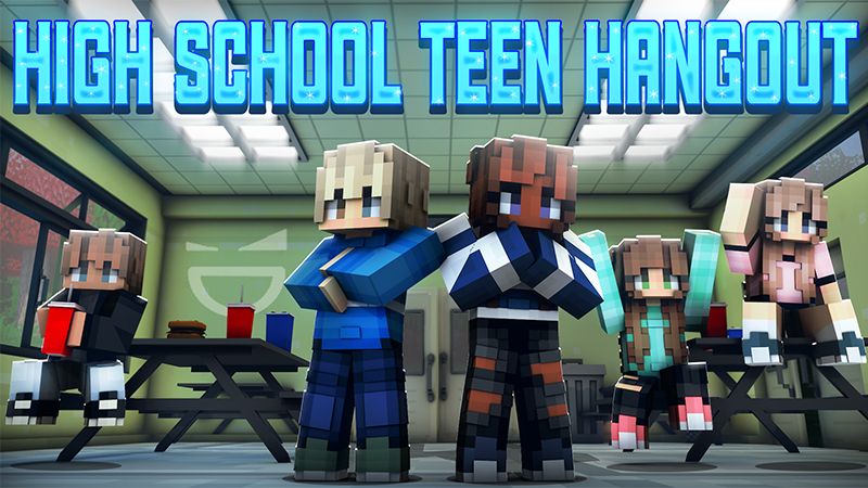 High School Teen Hangout on the Minecraft Marketplace by Giggle Block Studios