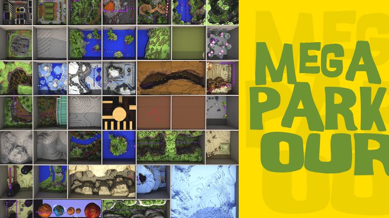 Mega Parkour on the Minecraft Marketplace by Giggle Block Studios