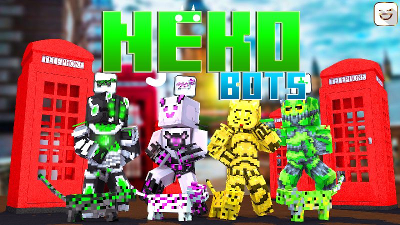 Neko Bots on the Minecraft Marketplace by Giggle Block Studios