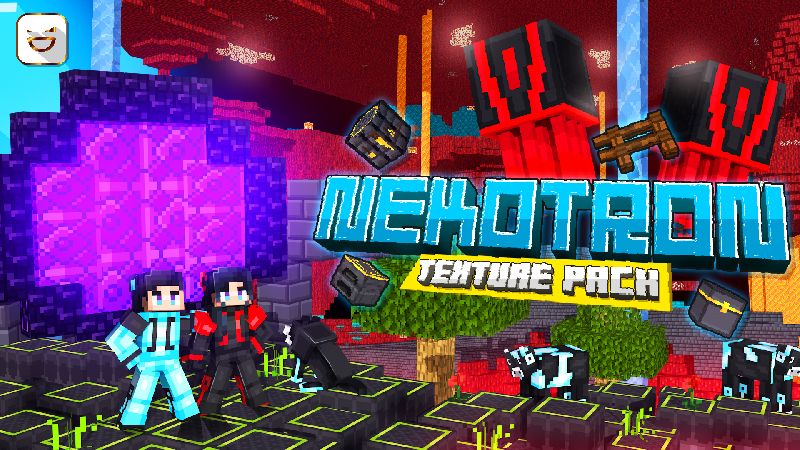 Nekotron Texture Pack on the Minecraft Marketplace by Giggle Block Studios