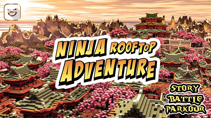 Ninja Rooftop Adventure on the Minecraft Marketplace by Giggle Block Studios