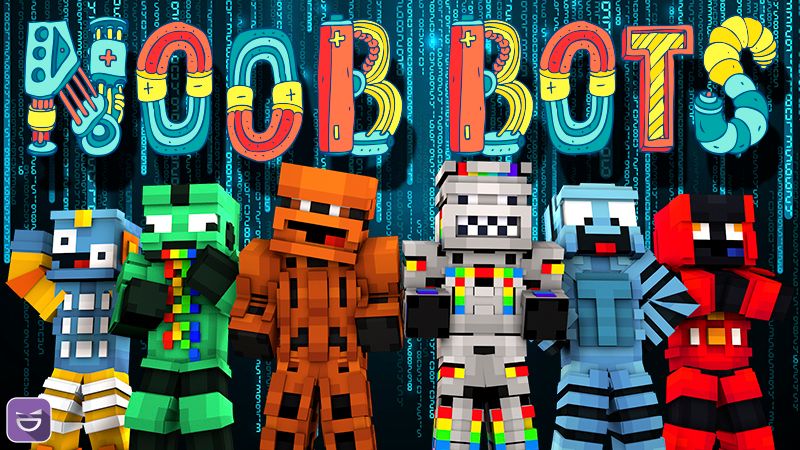 Noob Bots on the Minecraft Marketplace by Giggle Block Studios