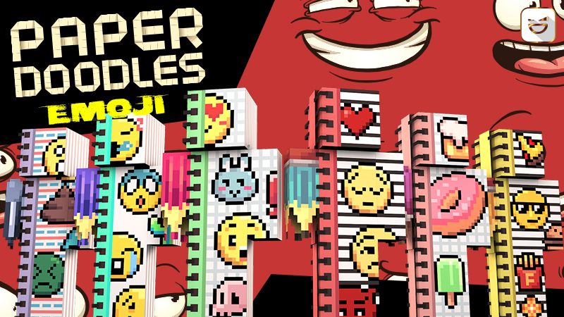 Paper Doodles: Emoji on the Minecraft Marketplace by Giggle Block Studios