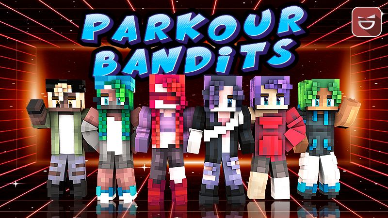 Parkour Bandits on the Minecraft Marketplace by Giggle Block Studios