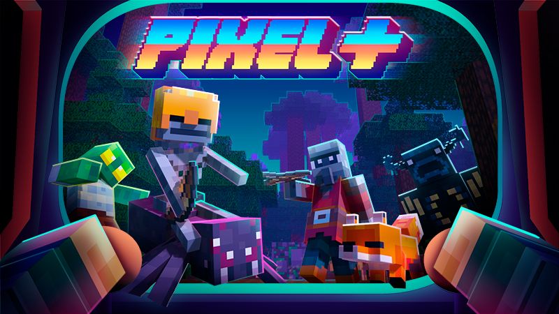 Pixel+ Texture Pack on the Minecraft Marketplace by Giggle Block Studios