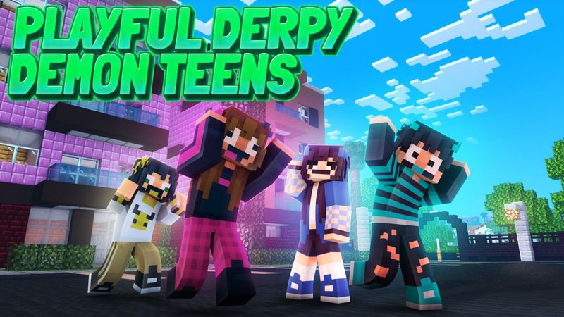 Playful Derpy Demon Teens on the Minecraft Marketplace by Giggle Block Studios