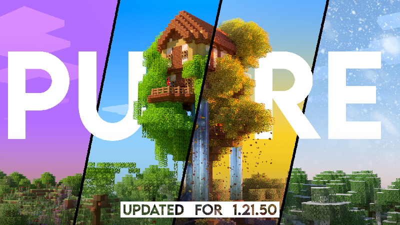 PURE Textures on the Minecraft Marketplace by Giggle Block Studios