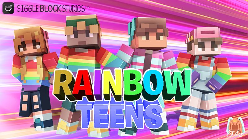 Rainbow Teens on the Minecraft Marketplace by Giggle Block Studios