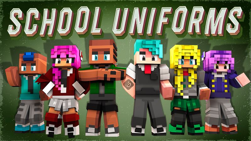 School Uniforms on the Minecraft Marketplace by Giggle Block Studios