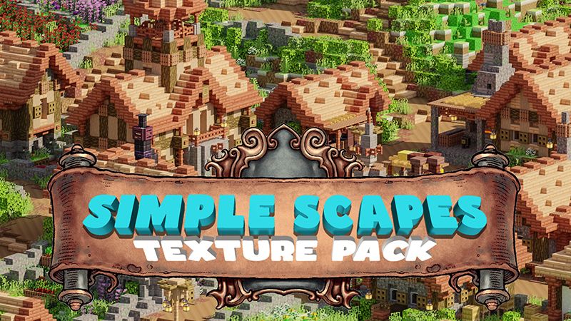 Simple Scapes Texture Pack on the Minecraft Marketplace by Giggle Block Studios