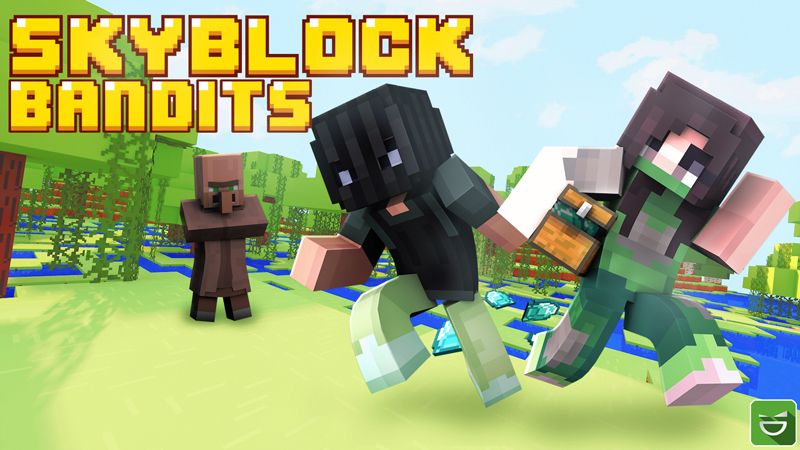 Skyblock Bandits on the Minecraft Marketplace by Giggle Block Studios