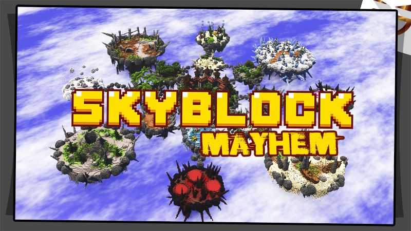 Skyblock Mayhem on the Minecraft Marketplace by Giggle Block Studios