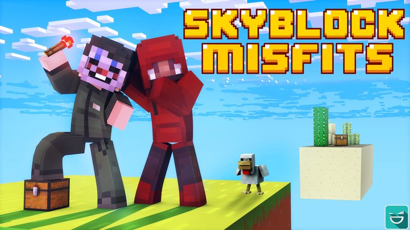 Skyblock Misfits on the Minecraft Marketplace by Giggle Block Studios