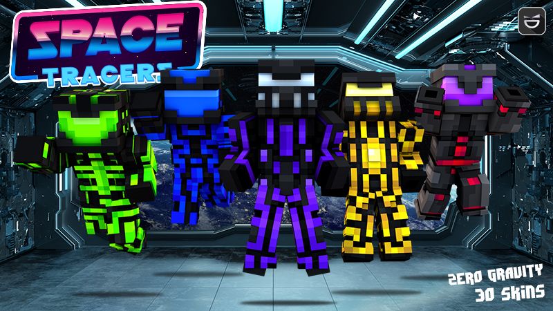 Space Tracers Zero Gravity on the Minecraft Marketplace by Giggle Block Studios