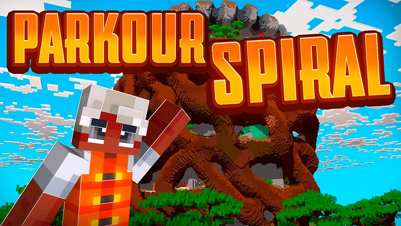 Spiral Parkour on the Minecraft Marketplace by Giggle Block Studios