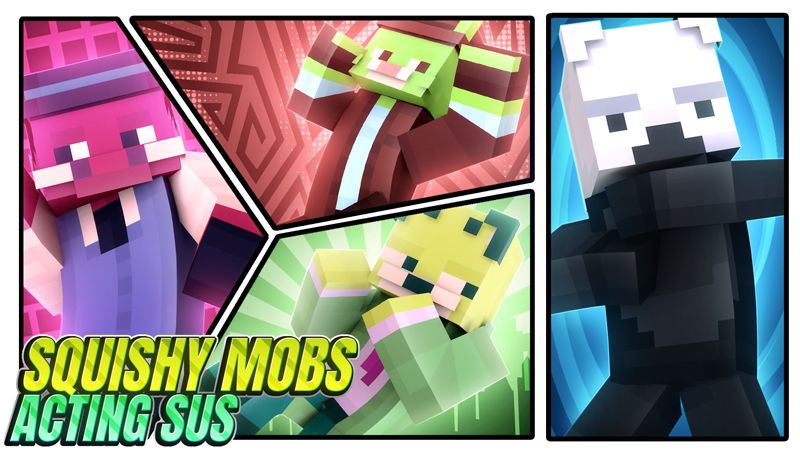 Squishy Mobs Acting SUS on the Minecraft Marketplace by Giggle Block Studios