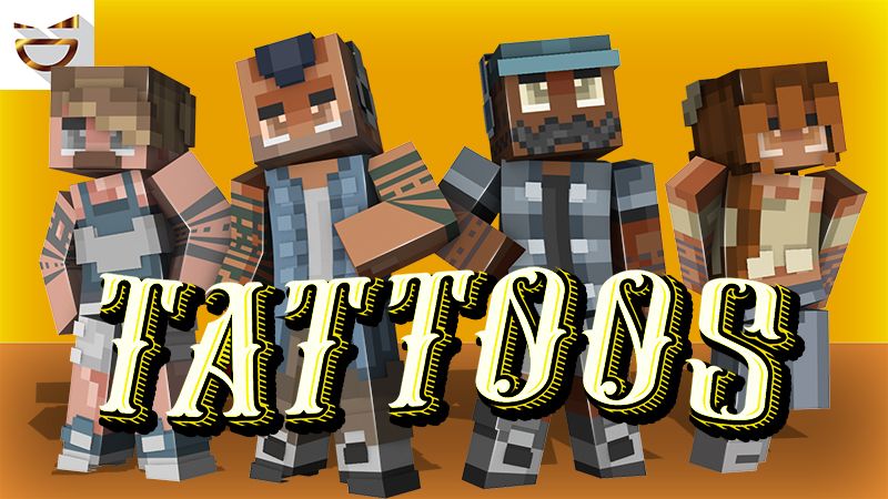 Tattoos on the Minecraft Marketplace by Giggle Block Studios