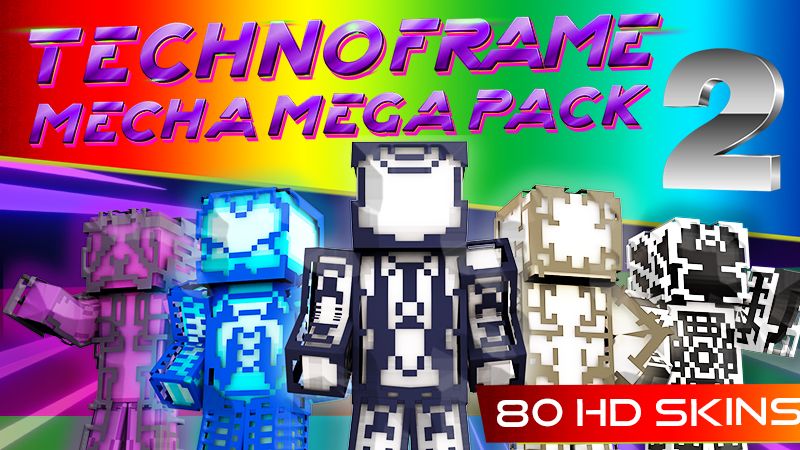 Technoframe Mecha Mega Pack 2 on the Minecraft Marketplace by Giggle Block Studios