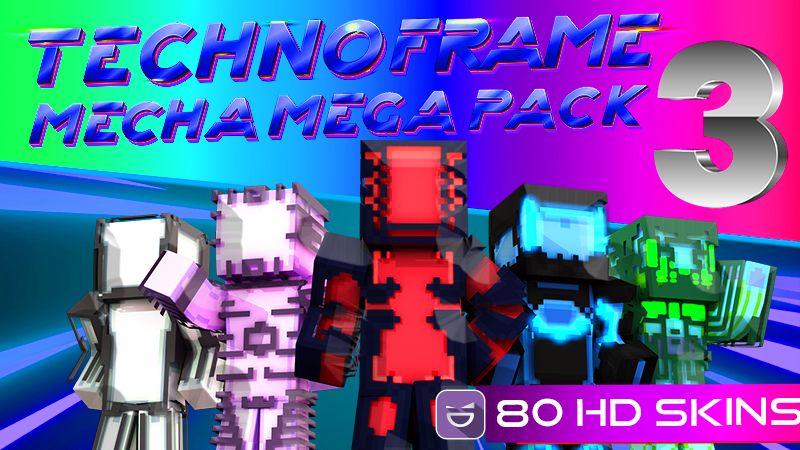 Technoframe Mecha Mega Pack 3 on the Minecraft Marketplace by Giggle Block Studios