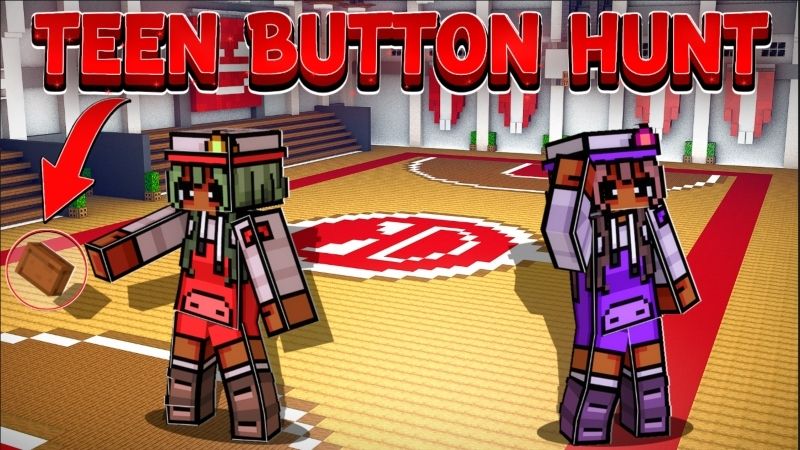 Teen Button Hunt on the Minecraft Marketplace by Giggle Block Studios