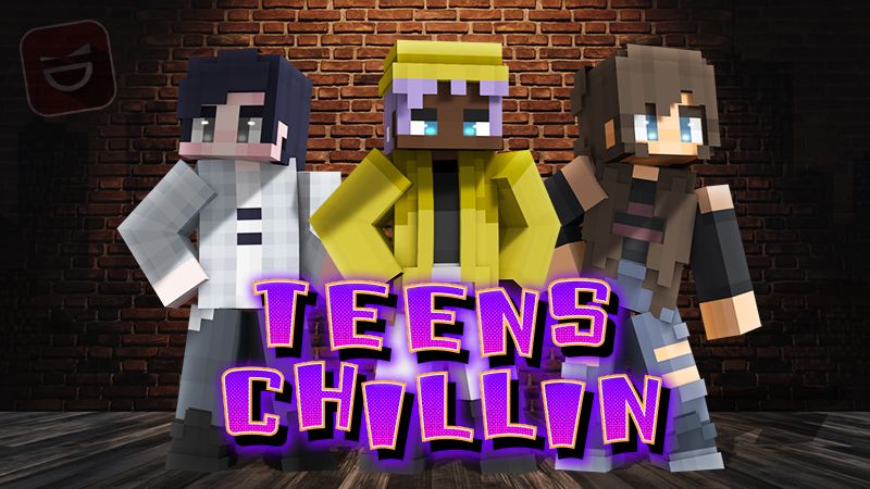 Teens Chillin on the Minecraft Marketplace by Giggle Block Studios