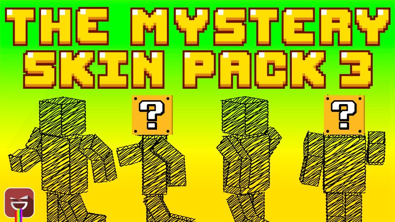 The Mystery Skin Pack 3 on the Minecraft Marketplace by Giggle Block Studios