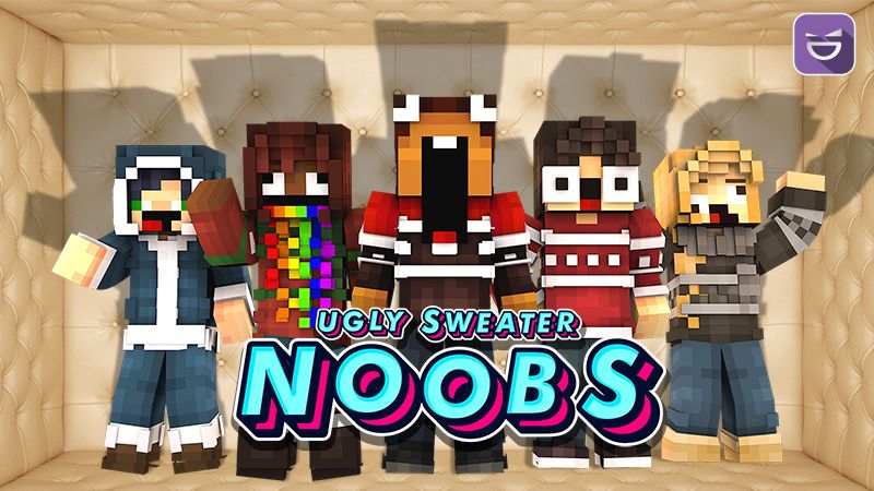 Ugly Sweater Noobs on the Minecraft Marketplace by Giggle Block Studios