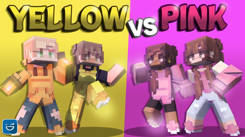 Yellow vs Pink on the Minecraft Marketplace by Giggle Block Studios