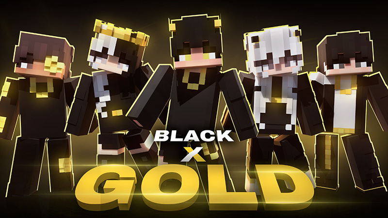 Black X Gold on the Minecraft Marketplace by Glorious Studios