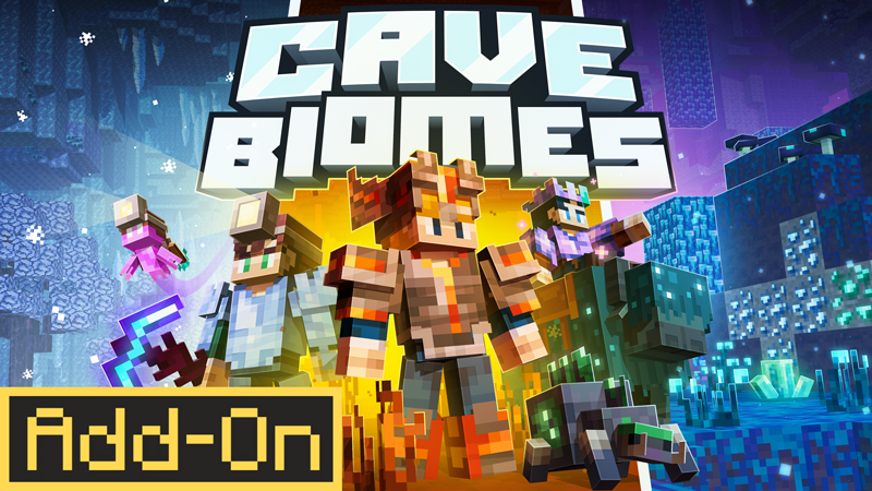 CAVE BIOMES ADD-ON on the Minecraft Marketplace by Glorious Studios