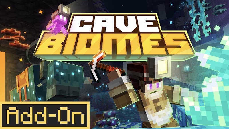CAVE BIOMES ADD-ON on the Minecraft Marketplace by Glorious Studios