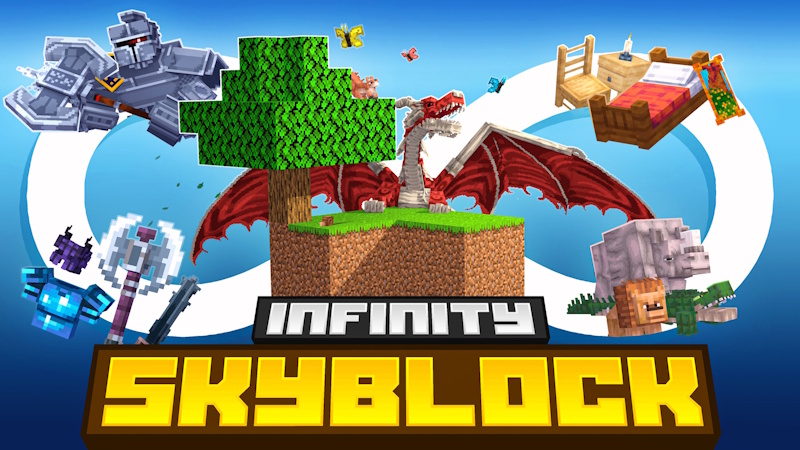Infinity Skyblock on the Minecraft Marketplace by Glorious Studios