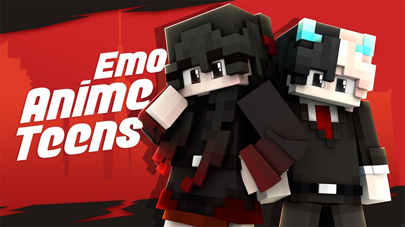 Emo Anime Teens on the Minecraft Marketplace by glowfischdesigns