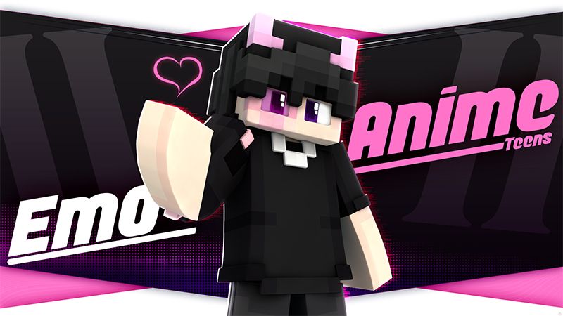 Epic Emo Anime Teens on the Minecraft Marketplace by Glowfischdesigns