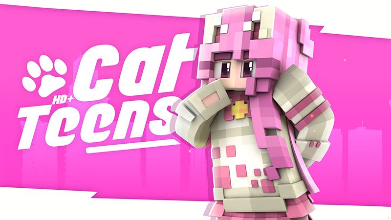 HD+ Cat Teens on the Minecraft Marketplace by Glowfischdesigns