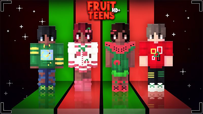 HD+ Fruit Teens on the Minecraft Marketplace by Glowfischdesigns