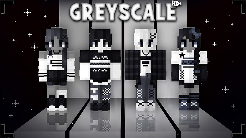 HD+ Greyscale on the Minecraft Marketplace by Glowfischdesigns