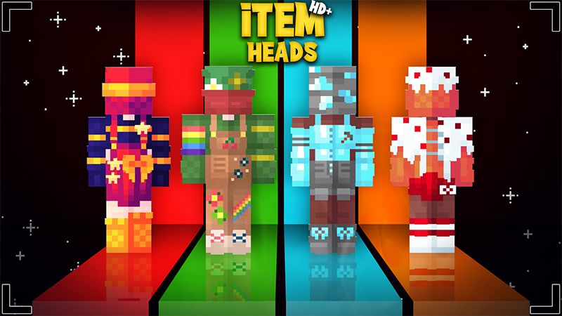 HD+ Item Heads on the Minecraft Marketplace by Glowfischdesigns