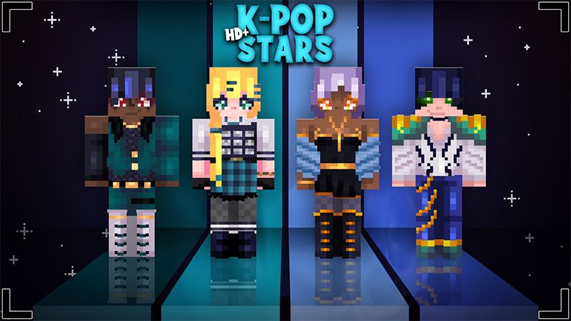 HD+ K-POP Stars on the Minecraft Marketplace by Glowfischdesigns