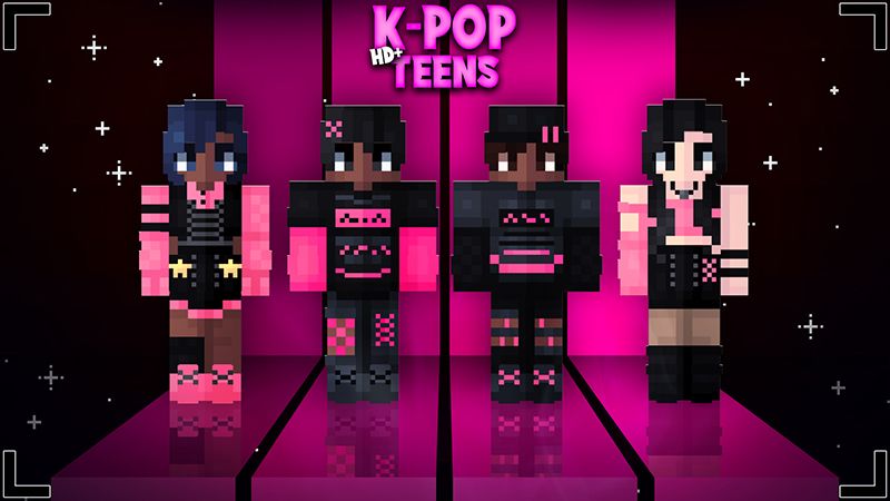 HD+ K-pop Teens on the Minecraft Marketplace by Glowfischdesigns